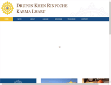 Tablet Screenshot of druponrinpoche.org